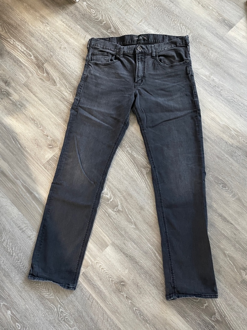 Men’s Silver Eddie Jeans, Black, W34/L34